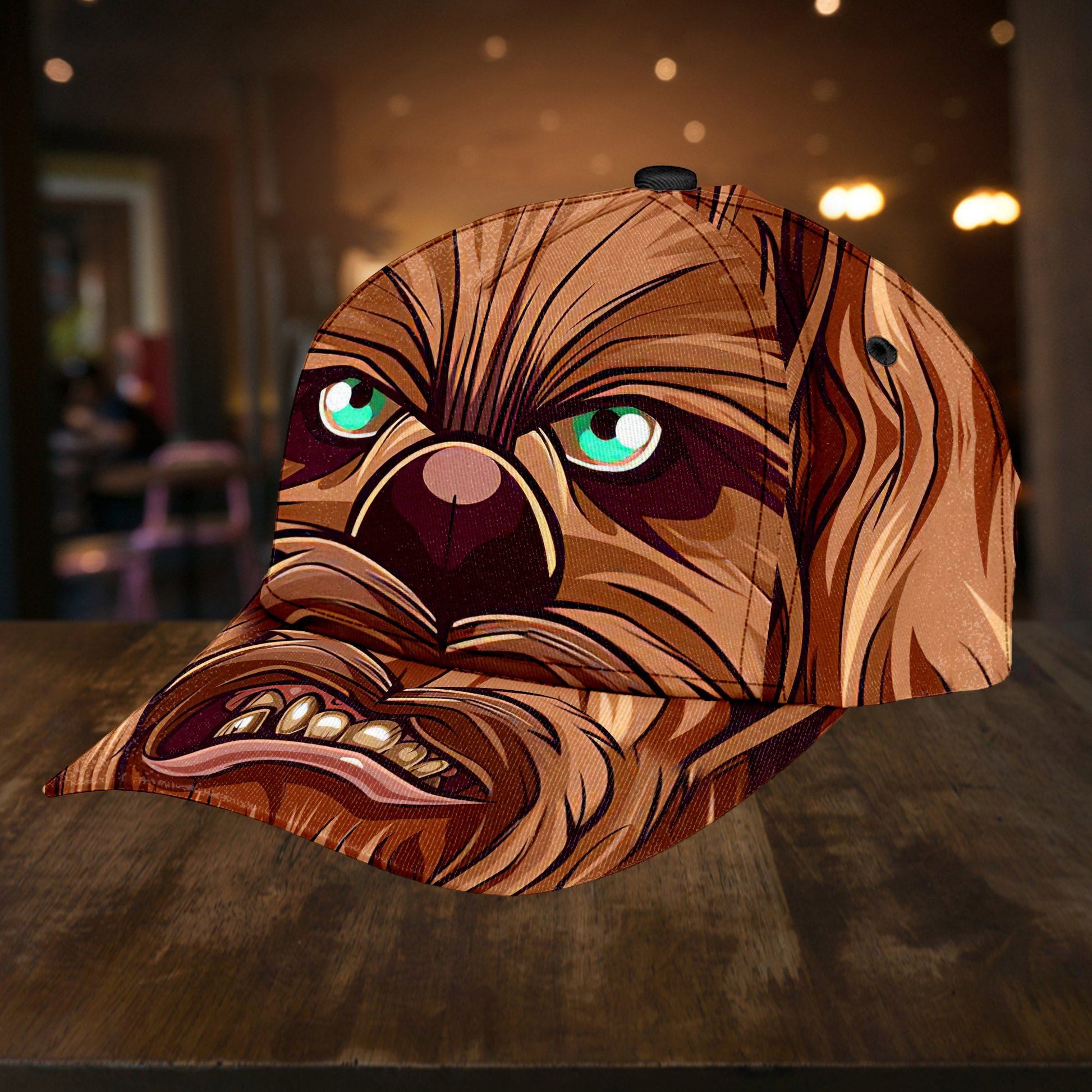 Gearhumans 3D Star Wars Chewbacca Custom Classic Cap GW09042 Cap 