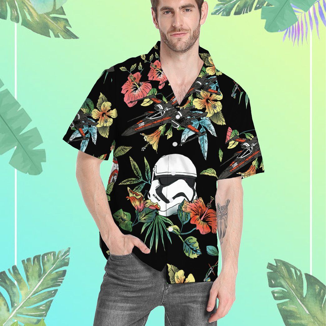 Gearhumans 3D Star Wars Custom Short Sleeve Shirt GO04052110 Hawai Shirt 