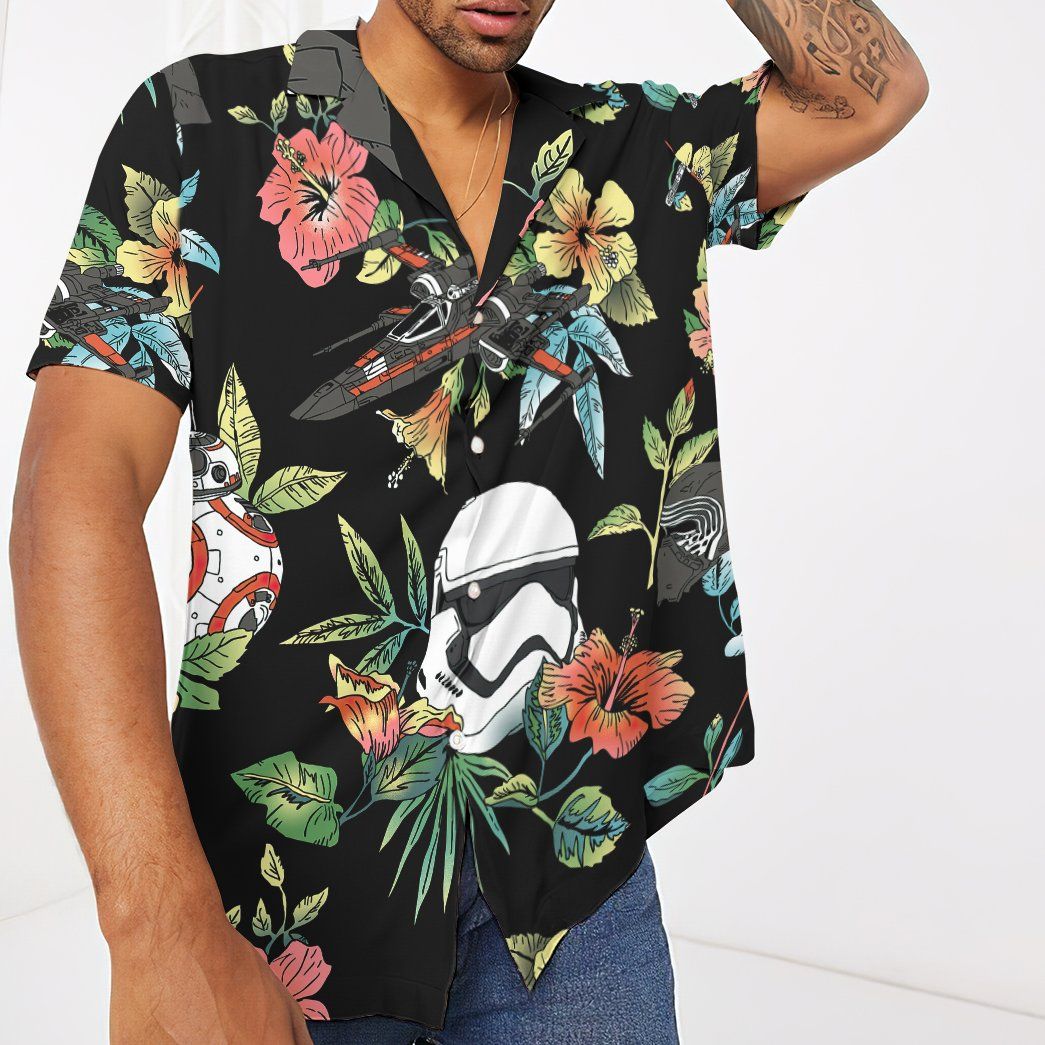 Gearhumans 3D Star Wars Custom Short Sleeve Shirt GO04052110 Hawai Shirt 