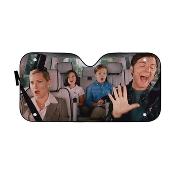 Gearhumans 3D Step Brothers Custom Car Auto Sunshade