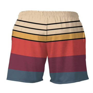 Gearhumans 3D Stop Staring At My Cock Custom Beach Shorts Swim Trunks