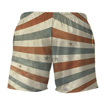 Gearhumans 3D Stop staring at my cock Custom Beach Shorts Swim Trunks