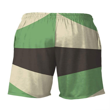 Gearhumans 3D Stop staring at my cock Custom Beach Shorts Swim Trunks