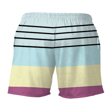 Gearhumans 3D Stop Staring At My Cocktail Custom Summer Beach Shorts Swim Trunks