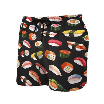 Gearhumans 3D Sushi Party Custom Beach Shorts Swim Trunks GO13052126 Men Shorts 