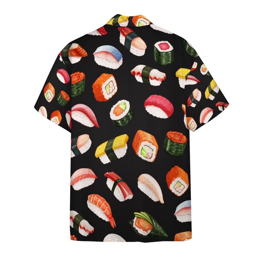 Gearhumans 3D Sushi Party Custom Hawaii Shirt GO13052125 Hawai Shirt 