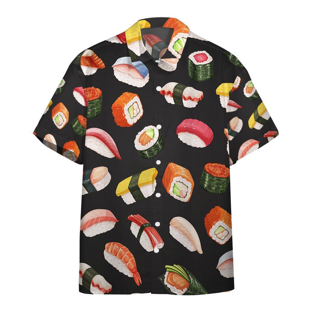 Gearhumans 3D Sushi Party Custom Hawaii Shirt GO13052125 Hawai Shirt Short Sleeve Shirt S 
