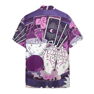 Gearhumans 3D Tasseography Tarot Zodiac Divination Custom Short Sleeve Shirt