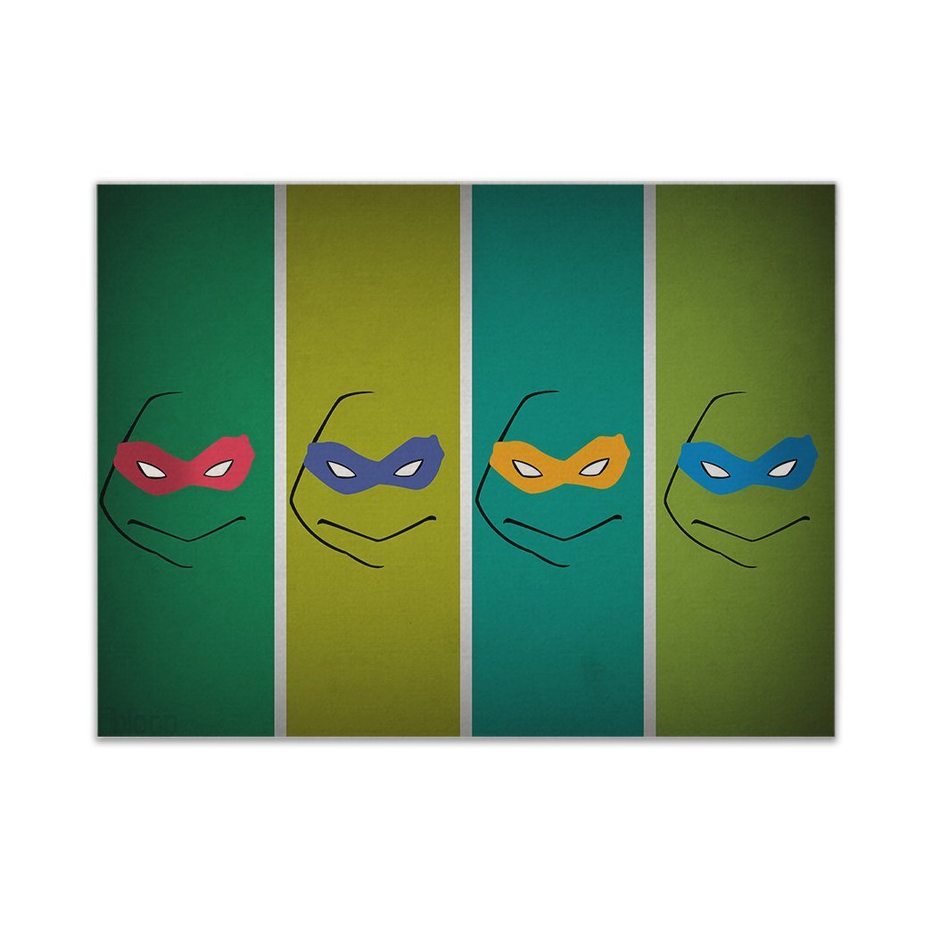 Gearhumans 3D Teenage Mutant Ninja Turtles Custom Canvas GW290413 Canvas 1 Piece Non Frame M