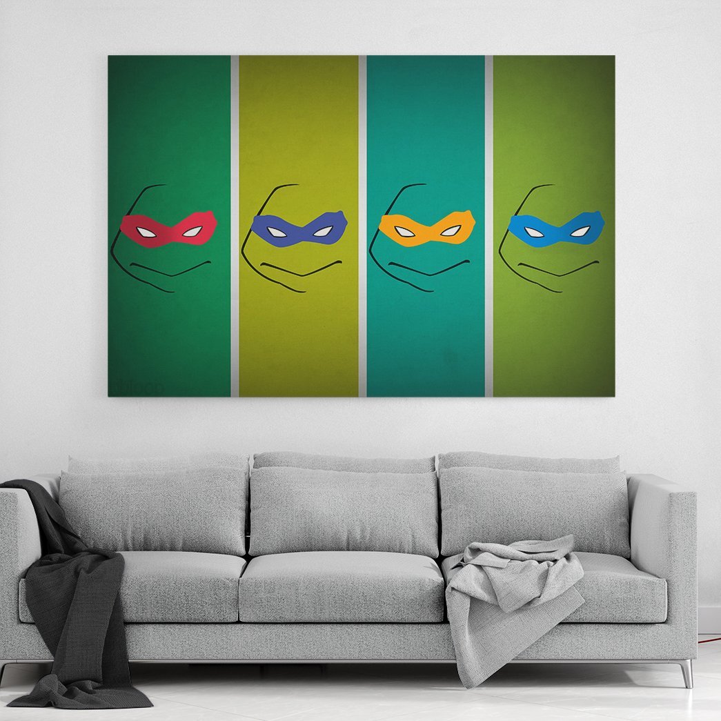 Gearhumans 3D Teenage Mutant Ninja Turtles Custom Canvas GW290413 Canvas 