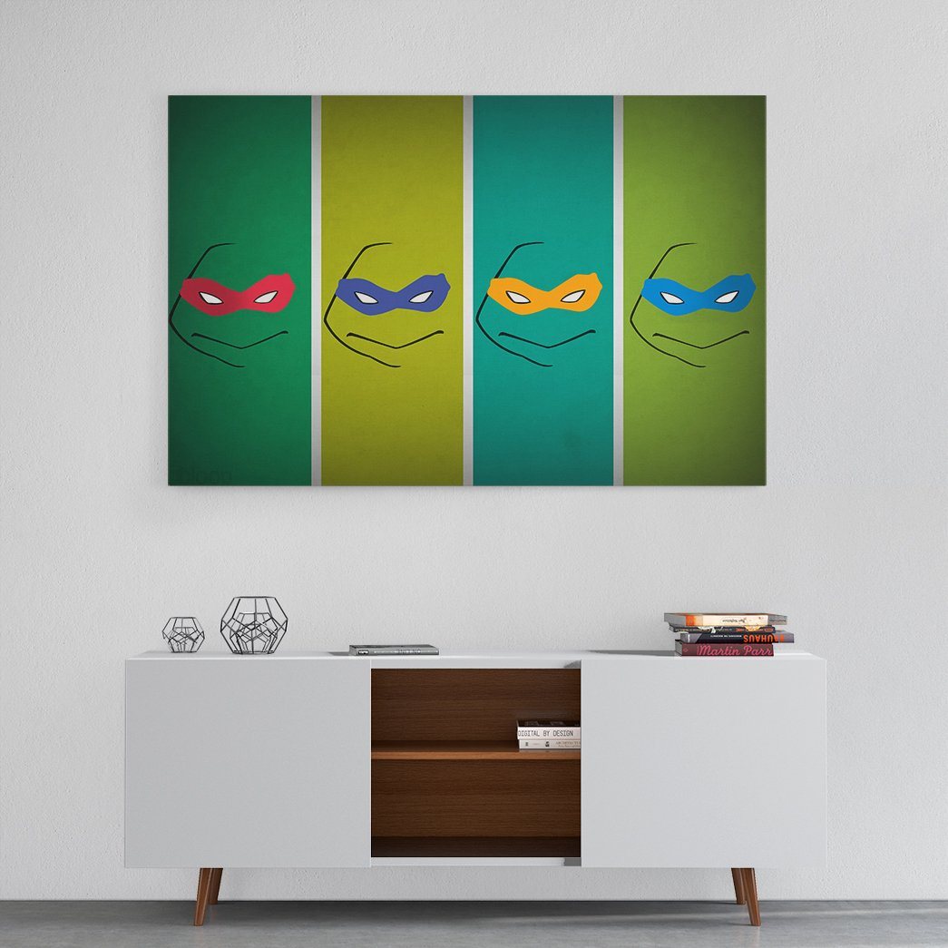 Gearhumans 3D Teenage Mutant Ninja Turtles Custom Canvas GW290413 Canvas 