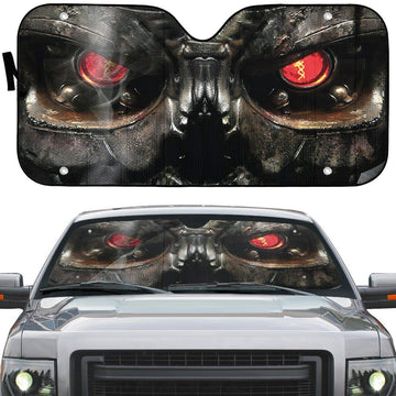 Gearhumans 3D Terminator Custom Auto Car Sunshade