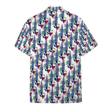 Gearhumans 3D Texas Bluebonnet Hawaii Shirt