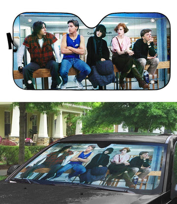 Gearhumans 3D The Breakfast Club Car Auto Sunshade