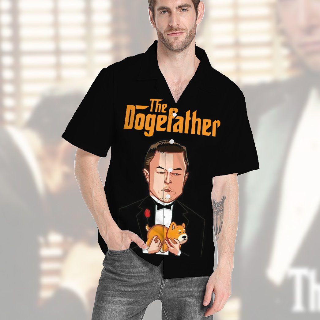 Gearhumans 3D The Dogefather Dogedad Custom Hawaii Shirt GO19052114 Hawai Shirt 