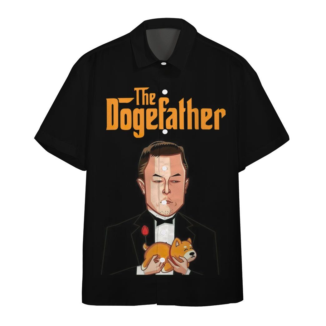 Gearhumans 3D The Dogefather Dogedad Custom Hawaii Shirt GO19052114 Hawai Shirt Short Sleeve Shirt S 