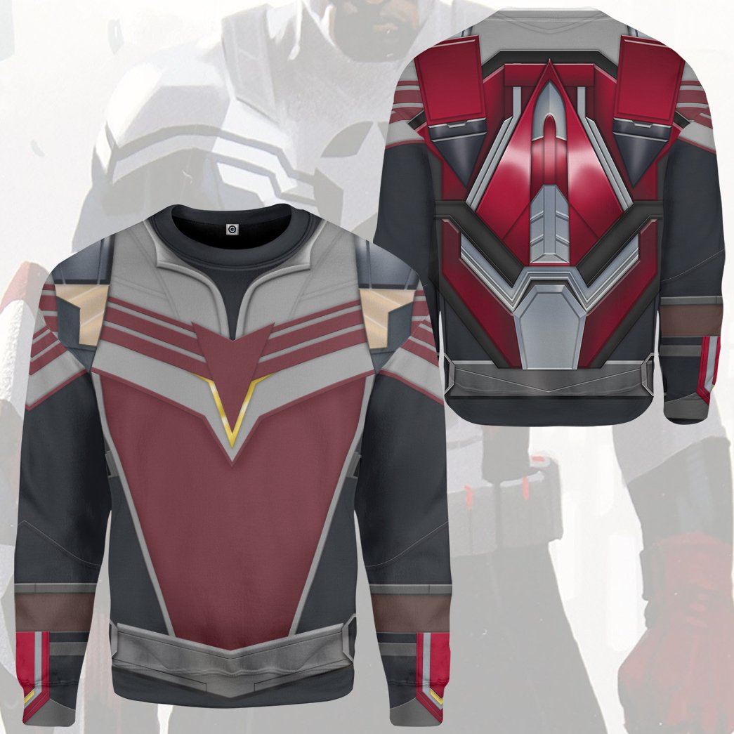 Gearhumans 3D The Falcon And The Winter Soldier Sam Wilson Custom Tshirt Hoodie Apparel GW26042 3D Apparel 