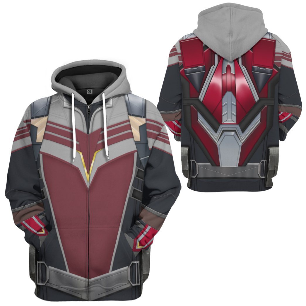 Gearhumans 3D The Falcon And The Winter Soldier Sam Wilson Custom Tshirt Hoodie Apparel GW26042 3D Apparel 