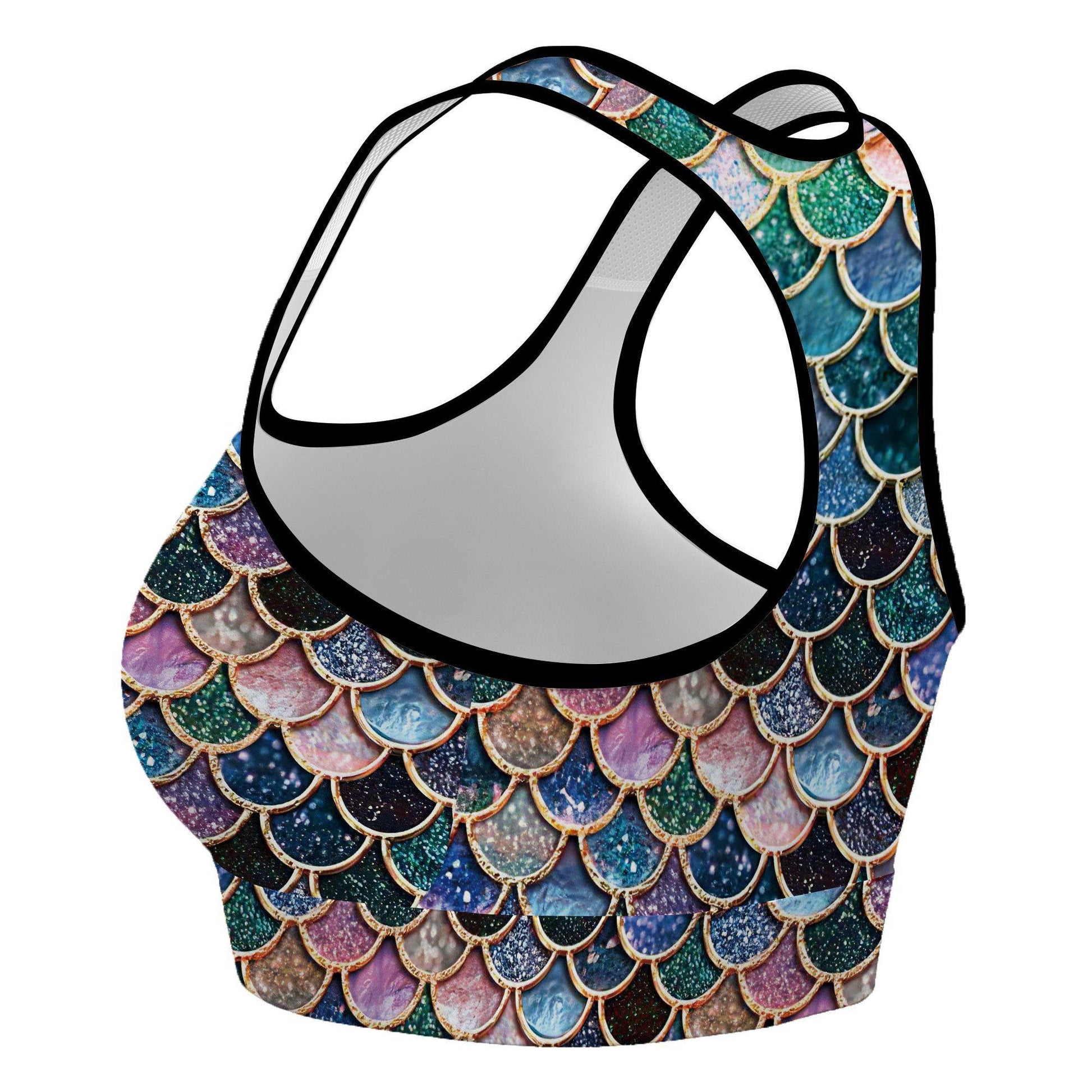 Gearhumans 3D The Most Blue Sparkle Mermaid Tail In The Ocean Custom Women Shorts GO16062121 Women Shorts 