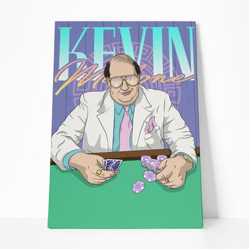 Gearhumans 3D The Office Kevin Malone Vice Custom Canvas