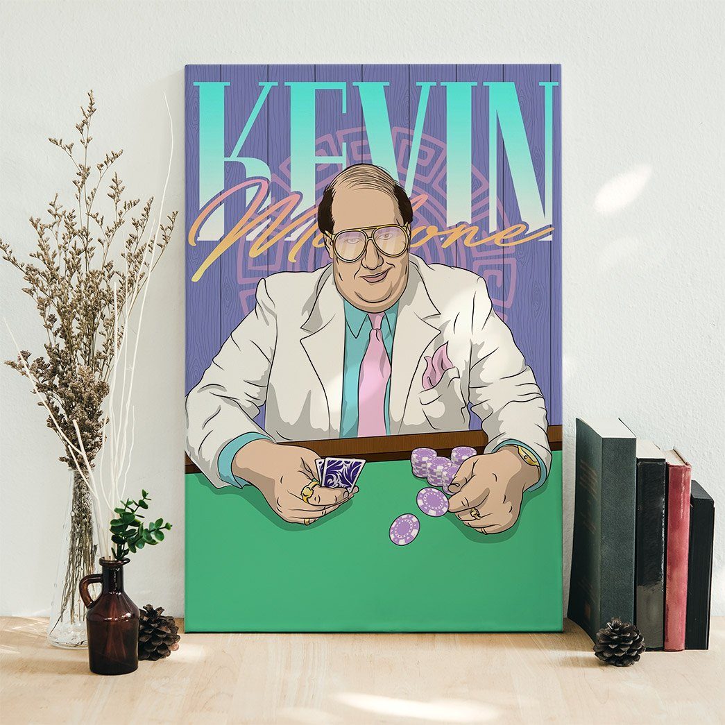 Gearhumans 3D The Office Kevin Malone Vice Custom Canvas GW04055 Canvas 