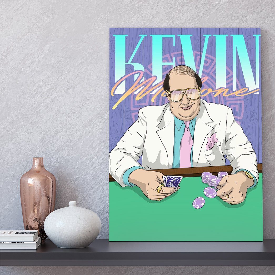 Gearhumans 3D The Office Kevin Malone Vice Custom Canvas GW04055 Canvas 