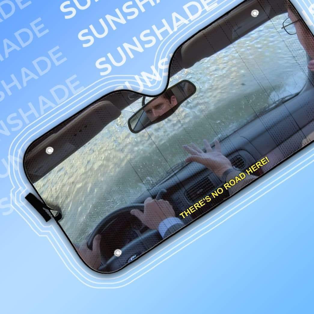 gearhumans 3D The Office Michael Drives Into Lake Custom Car Auto Sunshade GW310718 Auto Sunshade 
