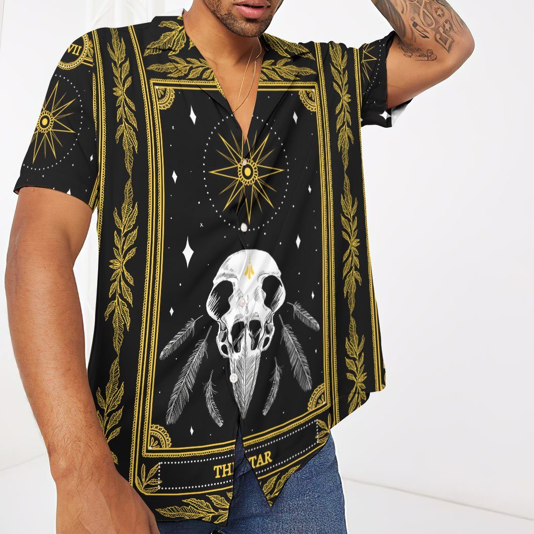 Gearhumans 3D The Star Marigold Tarot Custom Short Sleeve Shirt GS30062115 Hawai Shirt 