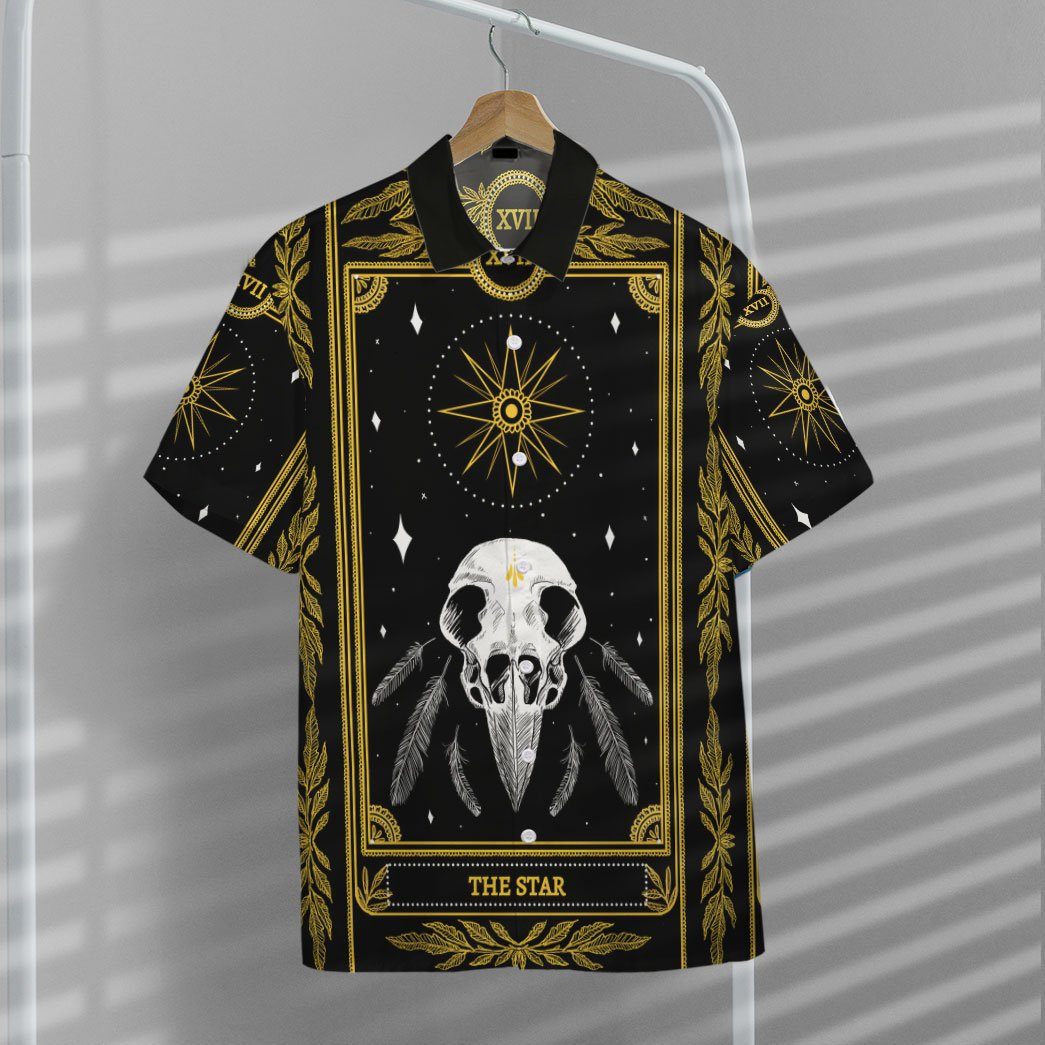 Gearhumans 3D The Star Marigold Tarot Custom Short Sleeve Shirt GS30062115 Hawai Shirt 