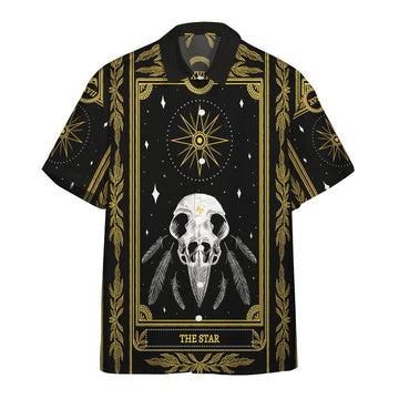 Gearhumans 3D The Star Marigold Tarot Custom Short Sleeve Shirt GS30062115 Hawai Shirt Hawai Shirt S 