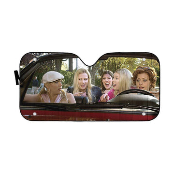 Gearhumans 3D The White Chicks Custom Car Auto Sunshade