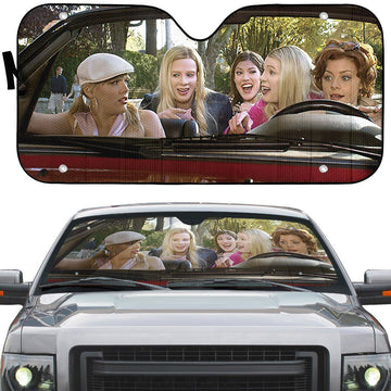 Gearhumans 3D The White Chicks Custom Car Auto Sunshade