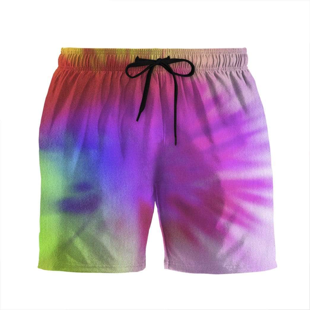 Gearhumans 3D Tie Dye Custom Summer Beach Shorts GN15076 Men Shorts Men Shorts S