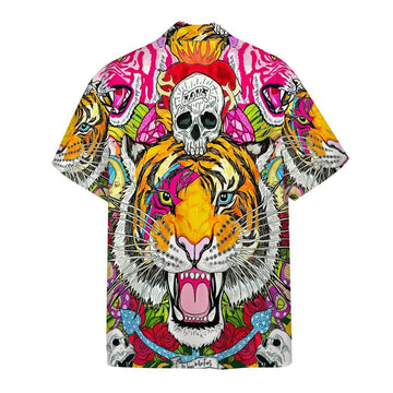 Gearhumans 3D Tigers Tropical Hawaii Shirt