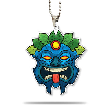 Gearhumans 3D Tiki Mask Hawaii Custom Car Hanging