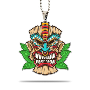 Gearhumans 3D Tiki Mask Hawaii Custom Car Hanging