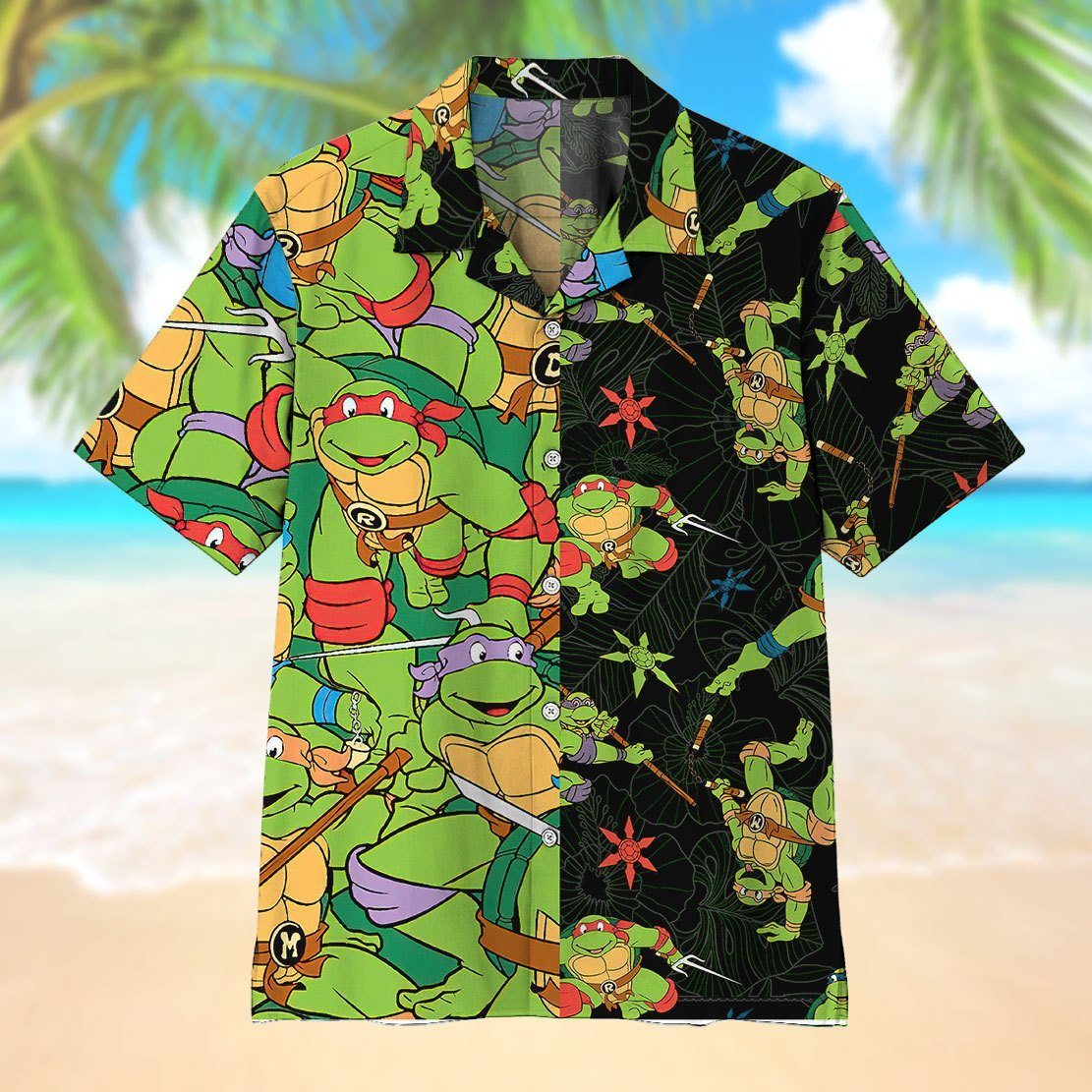 Teenage Mutant Ninja Turtles Adventures 3D hawaiian shirts for men and  women - Banantees