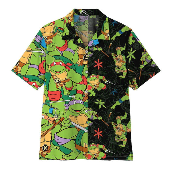 Gearhumans 3D TMNT Hawaii Shirt