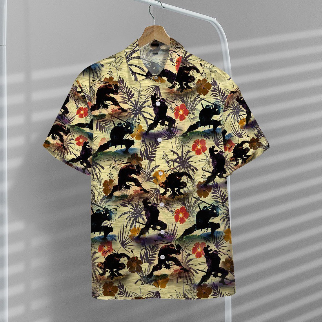 Gearhumans 3D TMNT Hawaii Shirt