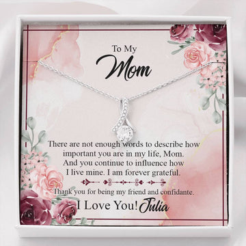 Gearhumans 3D To Mom Happy Mothers Day Alluring Beauty Necklace