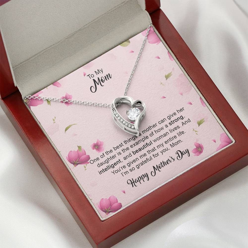 Gearhumans 3D To My Loving Mom Happy Mothers Day Forever Love Necklace GS2604216 ShineOn Fulfillment 