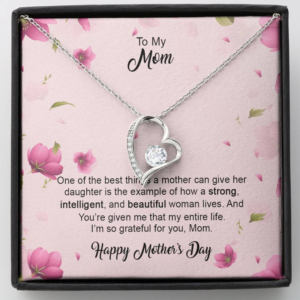 Gearhumans 3D To My Loving Mom Happy Mothers Day Forever Love Necklace GS2604216 ShineOn Fulfillment Standard Box 