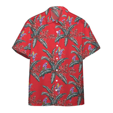 Jim Carrey Flower Hawaiian T-Shirt From Ace Ventura Movie - Custom