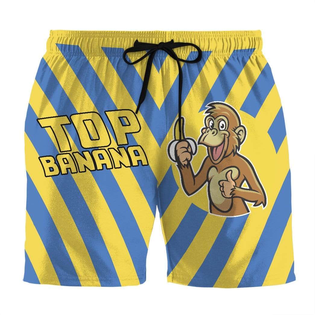 Gearhumans 3D Top Banana Custom Beach Shorts GS24062 Men Shorts Men Shorts S 