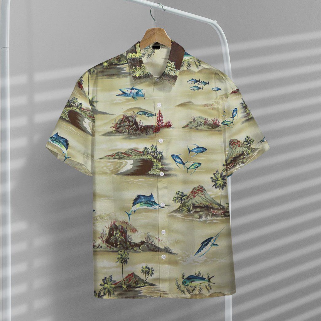 Gearhumans 3D Tropical Island Custom Hawaii Shirt GS10052110 Hawai Shirt 