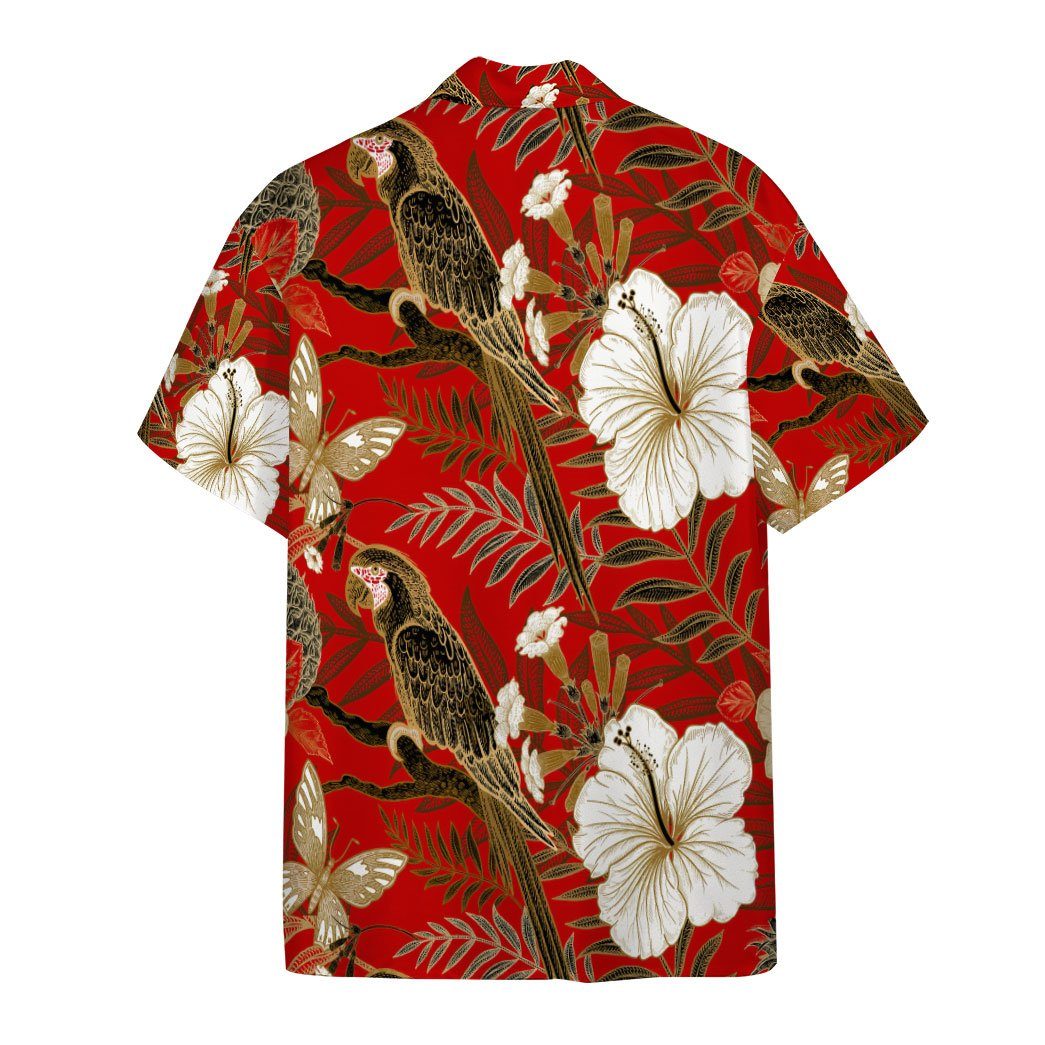 Gearhumans 3D Tropical Parrot Custom Hawaii Shirt GO21052111 Hawai Shirt 