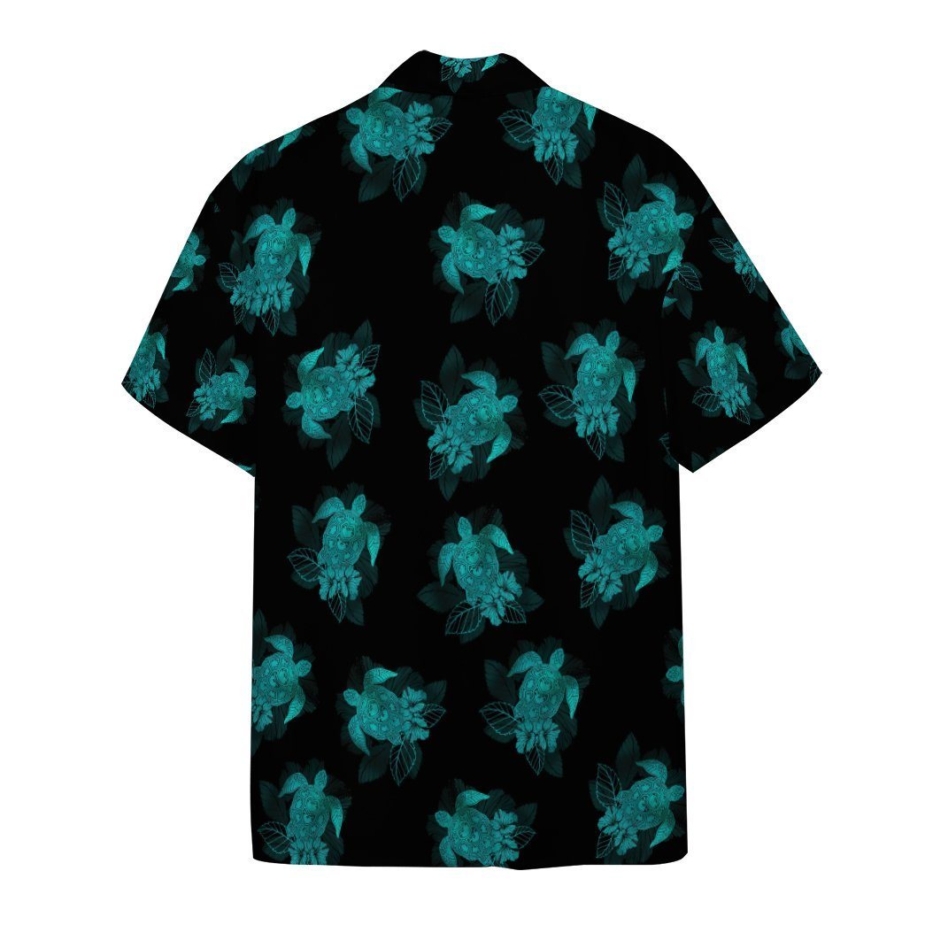 Gearhumans 3D Turtle Summer Hawaii Shirt ZB17035 Hawai Shirt 