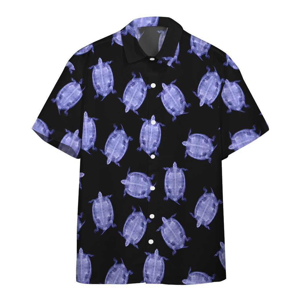 Gearhumans 3D Turtle X Ray Custom Short Sleeve Shirt GO07052114 Hawai Shirt Short Sleeve Shirt S 
