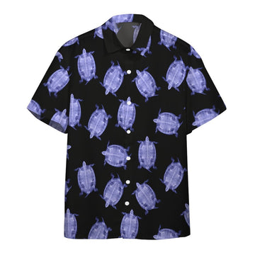 Gearhumans 3D Turtle X Ray Custom Short Sleeve Shirt