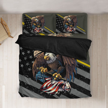 Gearhumans 3D US Army Veteran Custom Bedding Set